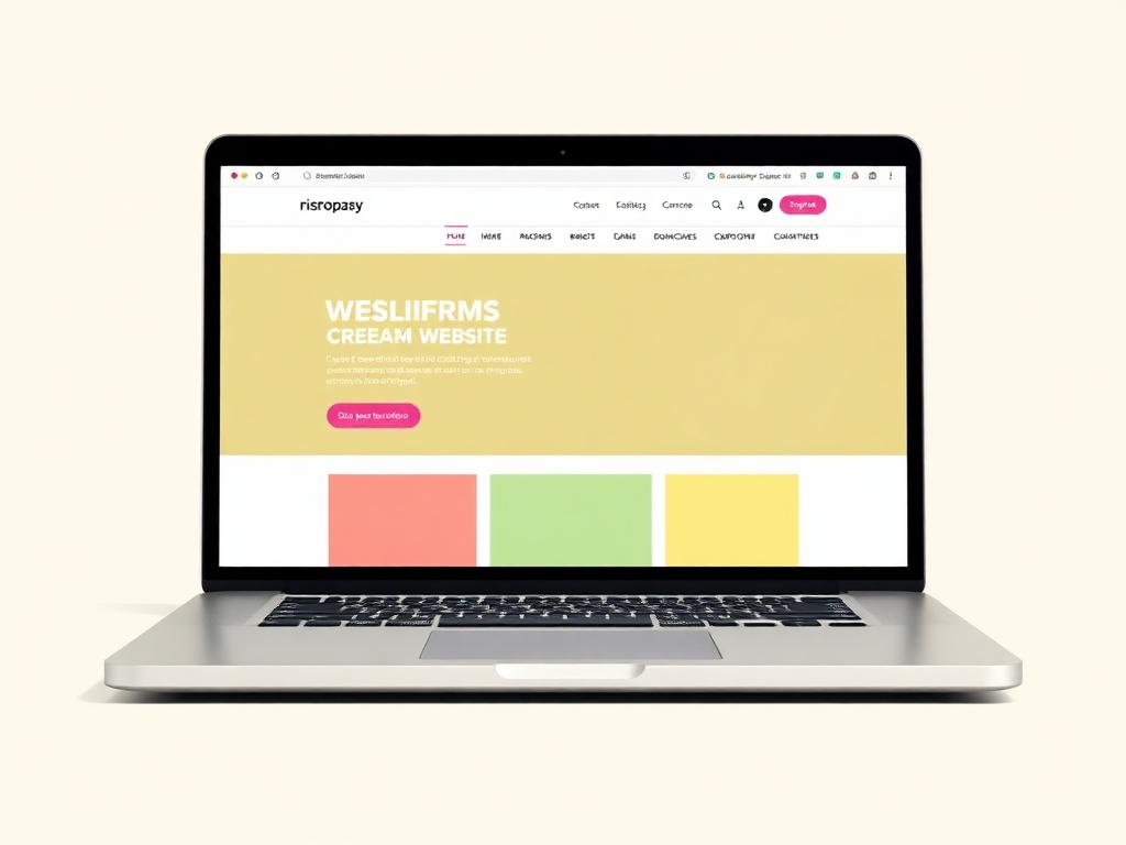 Website example from The Rich Prod